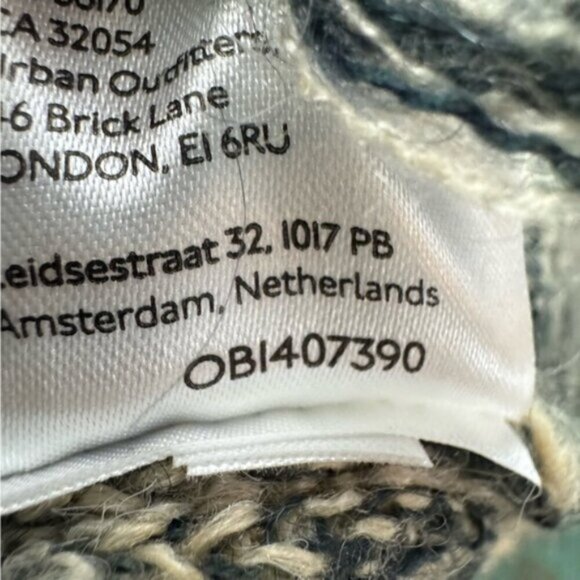 Anthropologie Distressed Floral Sweater Vneck Vest Size Large - Picture 16 of 16